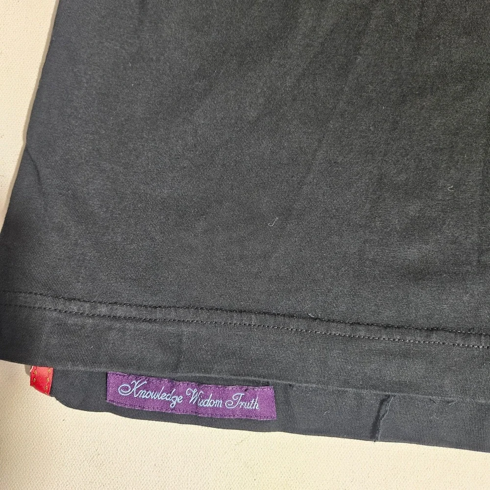 Robert Graham Mens Black Polo Short Sleeve Shirt Size M